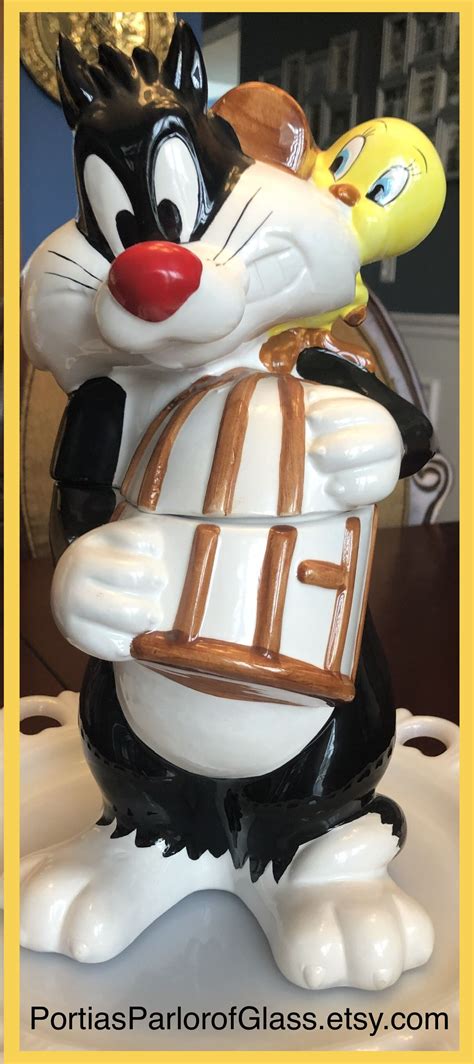 Sylvester tweety cookie jar - Find many great new & used options and get the best deals for SYLVESTER AND TWEETY COOKIE JAR 1997 LOONEY TUNES ORNAMENT NIB at the best online prices at eBay! Free shipping for many products!